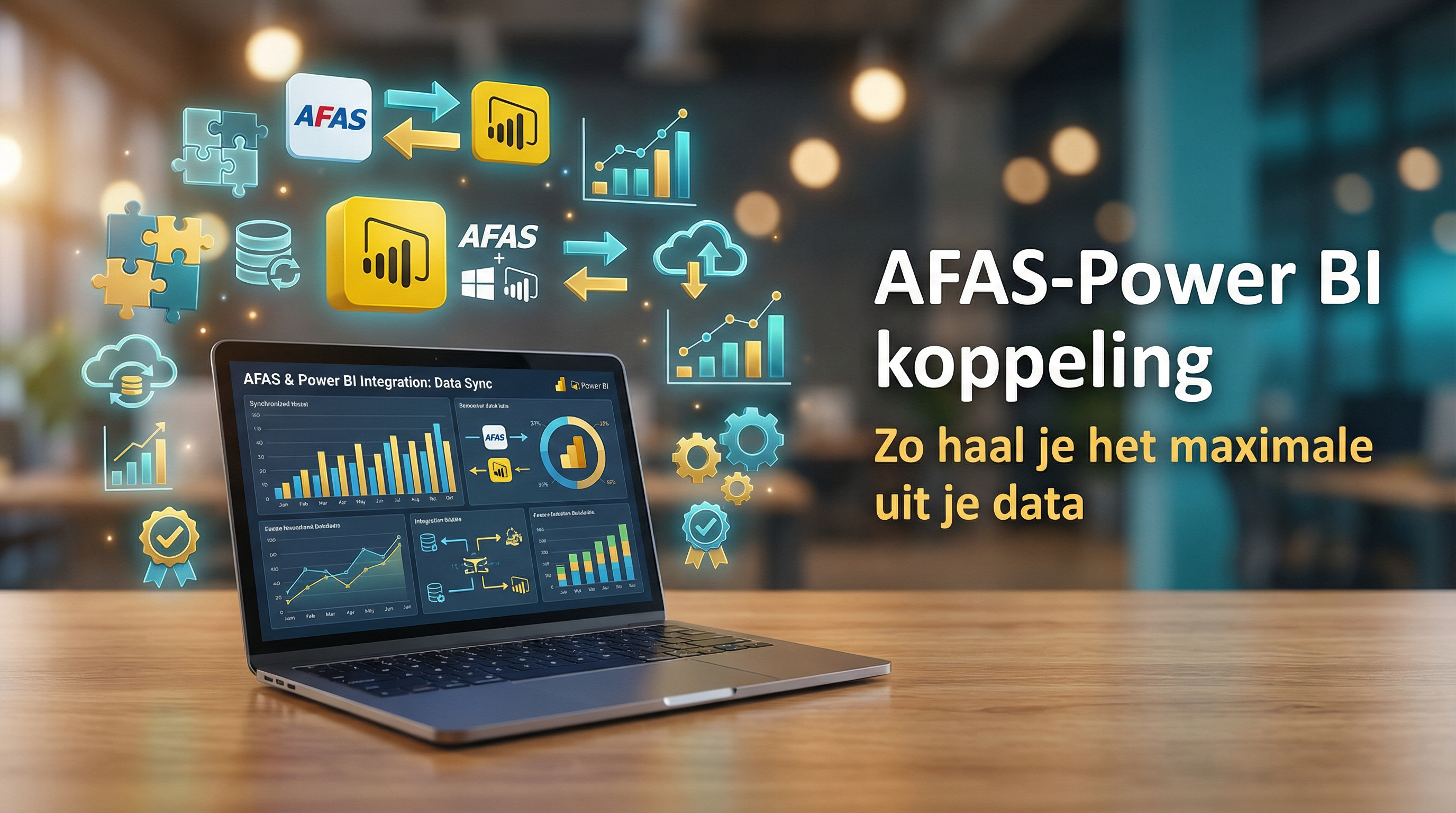 dashboard op een laptopscherm