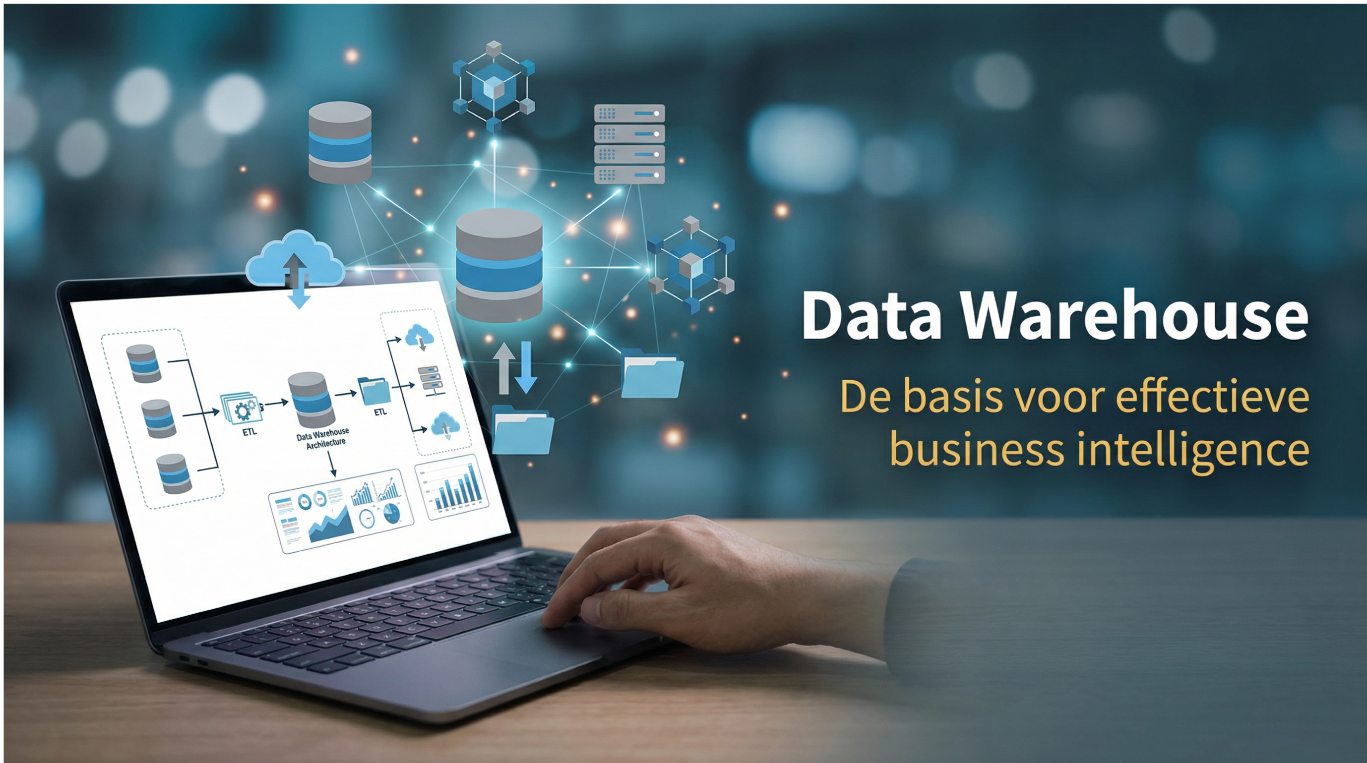 data warehouse op een scherm